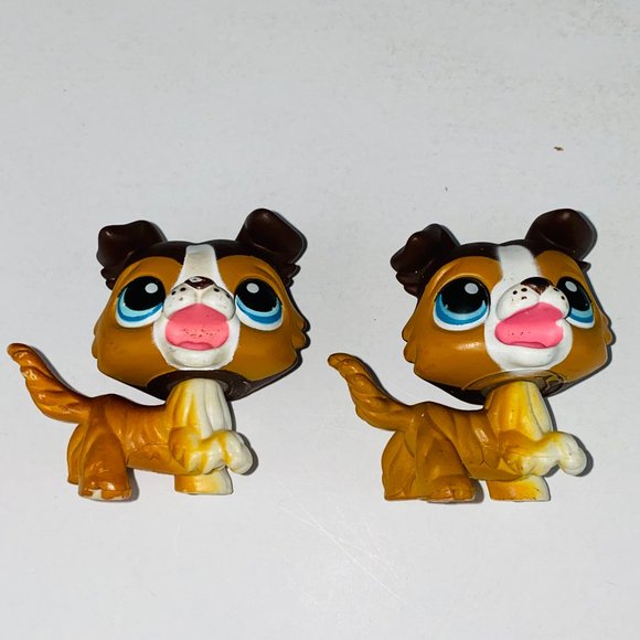 Hasbro Other - Littlest Pet Shop LPS #237 Collie Puppy Dog Kids Pretend Play Toy Animal Figure